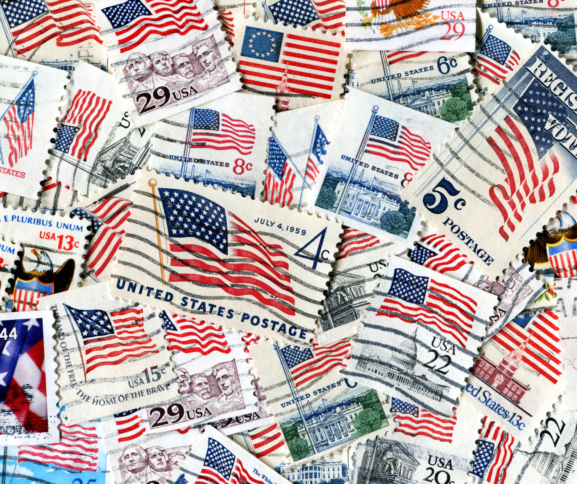 American Flag Stamps